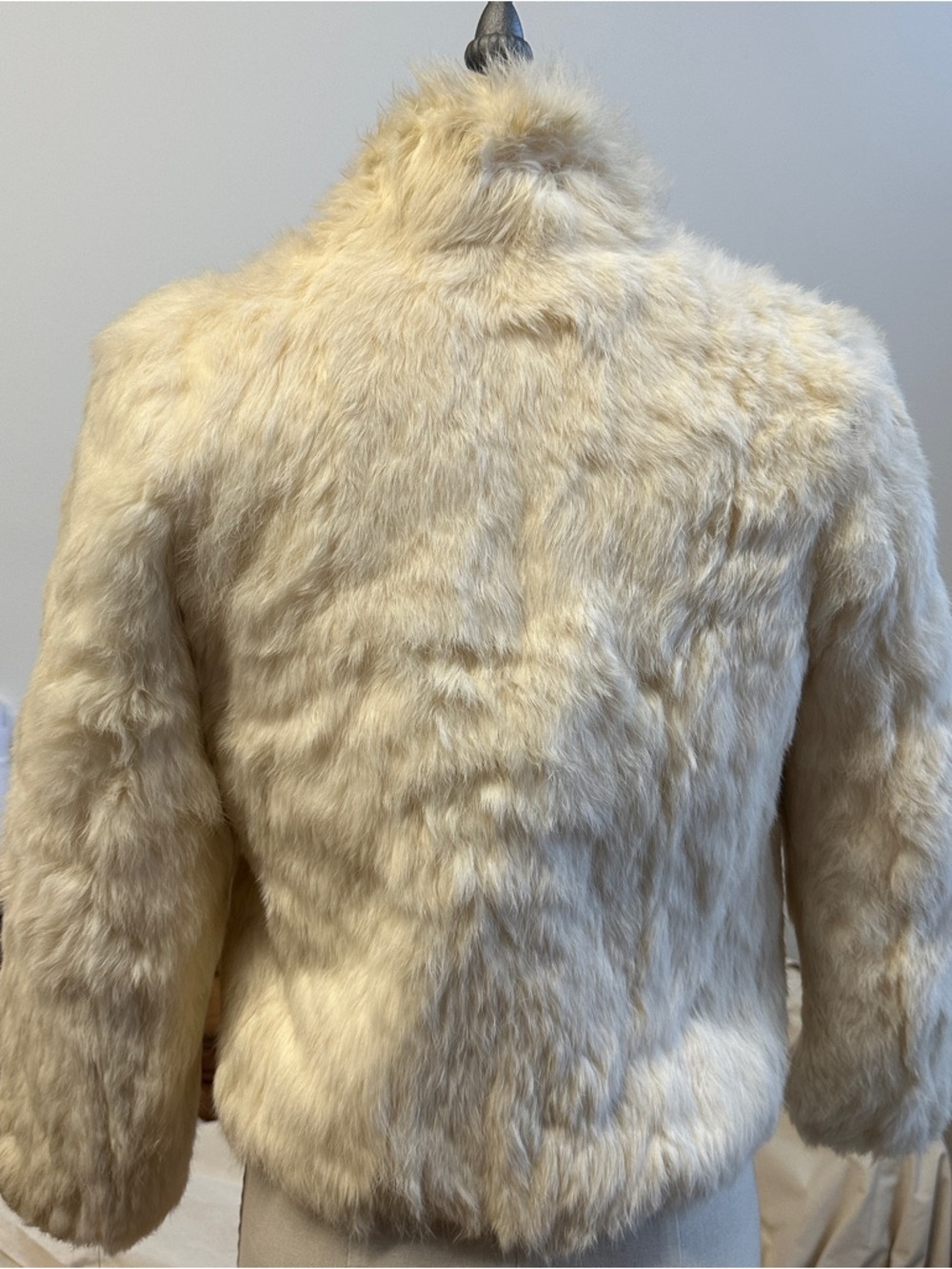 Vintage Rabbit Fur Coat - Picture 3 of 7